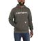Carhartt Men's Rain Defender Loose Fit Midweight Logo Graphic Hoodie, Carhartt® Brown