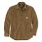 Carhartt Men's Rugged Flex Relaxed Fit Canvas Fleece-lined Shirt Jacket, Oak Brown