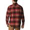Columbia Men's Cornell Woods Flannel Shirt, Red Jasper Buffalo Check