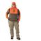 DSG Outerwear Women's Upland Hunting Performance Fleece, Blaze Orange/stone