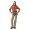 DSG Outerwear Women's Upland Hunting Performance Fleece, Blaze Orange/stone