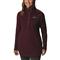 Columbia Women's Sweater Weather Fleece Tunic, Marionberry Heather