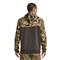Under Armour Men's Rival Fleece Blocked Hoodie, Charcoal/ua Barren Camo/bayou