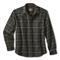 Guide Gear Men's Deacons Bonded Fleece-lined Shirt Jacket, Charcoal/green Plaid