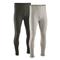 U.S. Municipal Surplus Lightweight Base Layer Pants, 2 Pack, New, Black/gray