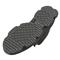 Slip-resistant, high-traction rubber lug outsole , Black