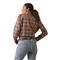 Ariat Women's Rebar Flannel DuraStretch Work Shirt, Peppercorn Plaid