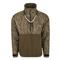 Drake Waterfowl Men's MST Guardian Eqwader Flex Fleece Quarter-Zip Pullover, Mossy Oak Bottomland®