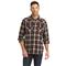 Ariat Men's Hendrick Retro Snap Flannel Shirt, Maritime Blue