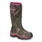 DryShod Women's NOSHO Ultra Hunt Camo Neoprene Rubber Winter Hunting Boots, -50°F, Camo/pink