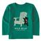 Life Is Good Toddler Holiday Adirondack Wild Bear Crusher Shirt, Spruce Green