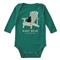 Life Is Good Infant Holiday Adirondack Baby Bear Crusher Bodysuit, Spruce Green