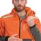 Grundens Men's Gambler GORE-TEX Waterproof Jacket, Red Orange