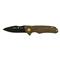 Buck Knives 842 Sprint Ops Pro Folding Knife, Olive Drab