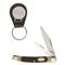 Old Timer Folding Knife with Keychain in Gift Tin