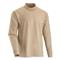 U.S. Military Surplus Heavyweight Performance Long Sleeve Base Layer Shirt, New, Tan