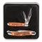 Includes Peanut and Stockman pocket knives