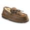Guide Gear Men's Double-face Shearling Moccasin Slippers, Brown Bomber