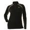 DSG Outerwear Women's D-Tech Quarter-Zip Base Layer Shirt, Black/stone