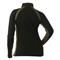 DSG Outerwear Women's D-Tech Quarter-Zip Base Layer Shirt, Black/Olive