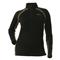DSG Outerwear Women's D-Tech Quarter-Zip Base Layer Shirt, Black/Olive