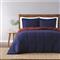 Truly Soft Everyday Comforter Set, Navy/burgundy