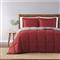 Truly Soft Everyday Comforter Set, Red/Gray