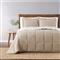 Truly Soft Everyday Comforter Set, Khaki / Ivory