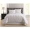 Truly Soft Pleated Comforter Set, White
