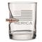 BenShot 11-oz. 'Merica Rocks Glass with .308 Bullet, 2-Pack Gift Set