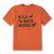 Life Is Good Men's Buck Buck Moose Crusher Shirt, Nomadic Orange
