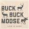 Life Is Good Men's Buck Buck Moose Crusher Shirt, Putty White