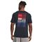 Under Armour Men's Freedom Flag Gradient Tee, Academy/red