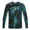 Under Armour Iso-Chill Shore Break Long-sleeve Shirt, Camo, Still Water/lime Surge