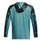 Under Armour Men's Iso-Chill Shore Break Hoodie, Camo, Still Water/lime Surge