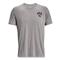 Under Armour Freedom Eagle T-Shirt, Steel Light Heather/blackout Navy
