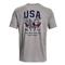Under Armour Freedom Eagle T-Shirt, Steel Light Heather/blackout Navy