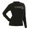 DSG Outerwear Women's Solid Long-Sleeve Fishing Shirt, Dark Charcoal