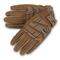 Cold Steel Leather TPR Cut Resistant Tactical Gloves, Tan