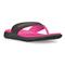 Under Armour Women's Ignite Marbella Slides, Black/rebel Pink/rebel Pink