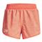Under Armour Girls' Fly-By Printed Shorts, Orange Tropic/after Burn/white