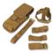 Adjustable straps fit both fixed stock and collapsible M4/M16 stock, Coyote Brown