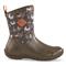 Muck Women's Muckster II Mid Rubber Boots, Dark Brown/chicken Print