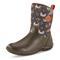Muck Women's Muckster II Mid Rubber Boots, Dark Brown/chicken Print
