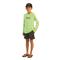 Huk Youth Pursuit Long Sleeve, Summer Green Heather