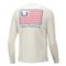 Huk and Bars Pursuit Long Sleeve Tee, White