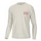Huk and Bars Pursuit Long Sleeve Tee, White
