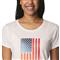 Columbia Daisy Days Graphic T-Shirt, Watercolor Flag, White