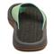 Grundens Women's Deck-Mate 3-Point Sandals, Pastel Green