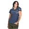 Dovetail Woman Up™ Crew Neck Tee, Dovetail Blue